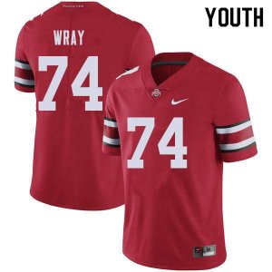 Youth Ohio State Buckeyes #74 Max Wray Red Nike NCAA College Football Jersey Hot Sale XMI2744NW
